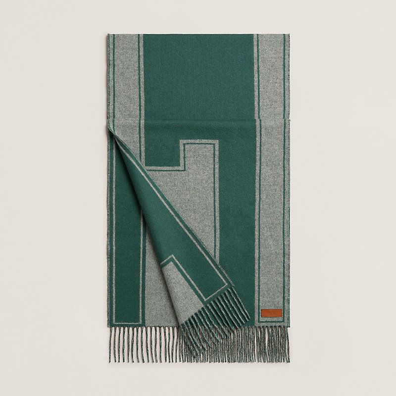 Casaque Clefs de H scarf - Grey | Hermès Mainland China Casaque Clefs de H scarf - Grey | Hermès Mainland China